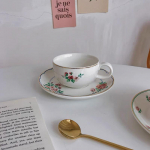 Ins Lillekruus Kohvitass N&otilde;udekomplekt Kaheosaline komplekt Kohvitass Keraamiline Veetass Kruus Piimatass P&auml;rastl&otilde;unatee