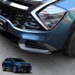 S&uuml;sinikkiust L&auml;ikiv Must Esipamperi Udutulede Lambi Raami Sisekate V&auml;lisstiil Kia Sportage NQ5 2026 Tarvikutele