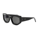 Celine Logo Peegeldavad Sangad Ebakorrap&auml;rane Kuju P&auml;ikeseprillid Unisex P&auml;ikeseprillid Must CL40277I01A Basic Packaging-Eyeglass Case+Box,54,Black