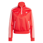 adidas Originals Sporty & Rich Koost&ouml;&ouml; SS24 Br&auml;ndi logo T&auml;hemuster Triibuline Pulloverjakk Naiste Jakk Punane JD3766 S red