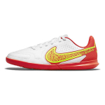 Nike Tiempo Legend 9 Jr. Club IC Slip Resistant Cushioning Abrasion Resistant Low top Kids' Soccer Shoes White Orange DA1332-176 35 red