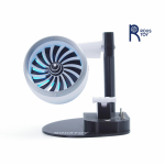Turbojett-ventilaatori stiilis &uuml;hekordne udu niisutaja puhumisfunktsiooniga RGB valgustusefektidega magamistoa, elutoa, kontorilaua jaoks Air Humi Plug-in version