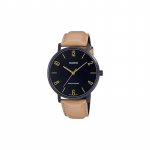 Casio DRESS seeria, klassikaline, lihtne, peen ja moodne, kvartsmehhanism, nahkrihm, Jaapani ja Korea kell, meeste kell, MTP-VT01BL-1B must