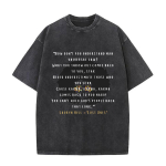 Pestud Vintage Lauryn Hill N&auml;oga Graafikuga T-s&auml;rgid Meestele Naistele R&otilde;ivad Hip Hop Mood L&uuml;hikeste Varrukatega T-s&auml;rk Retro Puuvillased T-s&auml;rgid S black