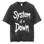 Pestud Vintage System of A Down Toxicity Albumi Graafiline T-s&auml;rk Meestele Naistele Rock Alternatiivne Metall T-s&auml;rgid Meeste &Uuml;lesuuruses T-s&auml;rgid M black