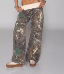 L&otilde;dvad kamuflaažiga naiste teksad Y2k Harajuku Vintage Madala v&ouml;&ouml;kohaga Lai s&auml;&auml;rega Ameerika stiilis teksap&uuml;ksid Gyaru Hip Hop Streetwear XS