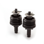 2 tk 33 mm Mootorratta CNC Eesmised Amordid Kahvli Kruvid Eelkoormuse Reguleerimiskruvi Kork Yamaha Honda Suzuki Kawasaki jaoks must