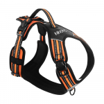 T&otilde;mbamisvastane suur koerarihm k&auml;epidemega v&auml;ikestele, keskmistele ja suurtele koertele Weimari koerale, Dobermanile Moodne Vastupidav Lemmiklooma Vestrihmad (Orange,S-suit 4-7.5kg) oranž