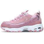 Skechers DLites V&otilde;rkjas S&uuml;nteetiline Nahk Mugavad Spordijalatsid Madala S&auml;&auml;rega Elustiili Jalan&otilde;ud Naiste tossud Roosa Valge 66666078-PNK 36 gray