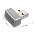Windows Hello S&otilde;rmej&auml;ljelugeja Windows 10/11 jaoks Mini-USB Turvav&otilde;ti Biomeetriline Skanner PC S&otilde;rmej&auml;ljeanduri Moodul Parool