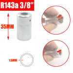 Alumiiniumh&uuml;lsid A/C gaasivooliku toru pressh&uuml;lss R12 R134A 3/8'' 1/2'' 5/8'' 3/4'' Voolik Konditsioneeri liigend 4 tk/pakk