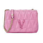 Versace Classic Logo tepitud ketiga suvepuhkuse nahast crossbody kott naiste kotid roosa DBFH821-DNAPLT-1P34P Basic Set (Bag+Dust Bag)