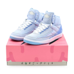 DQ7691-419 J Balvin Nike Air Jordan 2 Retro SP Celestine Blue White (Meeste) 7.5 gray