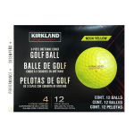 KIRKLAND Golfipallid Neoonkollane Performance Plus (1 tosin) kollane