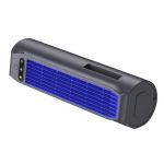 Kaasaskantav konditsioneeriventilaator sisseehitatud telefonihoidikuga, 3 režiimi, vertikaalne, lame, seinale kinnitatav ventilaator, USB-laadimisega, labadeta, vaikne jahutusseade hall