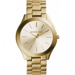Michael Kors MK3179 Naiste k&auml;ekell Kuldne rihm Kuldne sihverplaat 42mm + karp
