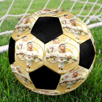 1 tk Cristiano Ronaldo jalgpall Suurus 5 Sisejalgpall Moodne V&auml;rviline Tagahoovi m&auml;ng - Suurep&auml;rane spordif&auml;nnidele kingituseks HE18