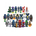 24 tk / Plastikust Mini Ninjago figuurm&auml;nguasi Ninja Madude Komplekteerimine Laste m&auml;nguasi