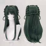 Kvaliteetne Maomao Cosplay Parukas The Apothecary Diaries Tume Roheline Kuumakindel S&uuml;nteetiline Juuksed Pidulik Anime Mao Mao Parukad + Parukakate black