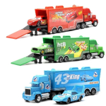 12 tk/komplekt Pixar Cars v&auml;lk McQueen Jackson Storm Mater PVC mudel tagasit&otilde;mmatav auto m&auml;nguasi lastele s&uuml;nnip&auml;evakingituse komplekt