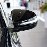 Tahavaatepeegli korpuse kate 2020-2025 Mercedes-Benz GLS400/GLS450 jaoks Standard Mirror Cover - Piano Black Pair white