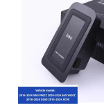 Automaatne juhtmevaba telefoni laadija laadimisalus Volvo XC90 S90 V90 XC60 S60 V60 C60 2018-2021 tarvikud BY0 gray