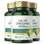 Oregano&otilde;li 4000 mg karvakroliga - 150 kiirvabanemisega pehmet kapslit - GMO-vaba ja gluteenivaba 3pack