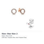 Pandora k&otilde;rvar&otilde;ngad Naiste 280585CZ One Size 2 roosa kuldne v&auml;rv