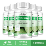 Airboy - Kava Kava 1000mg Toidulisandi Kapslid - Meeleolu Tervis 120*5