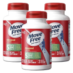 Schiff Move-Free liigeste tervis T&auml;iustatud Pluss MSM Gl&uuml;kosamiin + Kondroitiin Kaetud Tabletid 120 Tabletti 3 tk