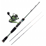 Keerulise &otilde;ngeritva kombinatsioon koos spinningurulliga 10+1 kuullaagri &uuml;lekandearv 5,2:1 merevee jaoks Rod & reel GB3000 roheline