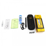 Digitaalne lahustunud hapniku detektor lahustunud hapniku m&otilde;&otilde;tur kaasaskantav DO pliiatsi t&uuml;&uuml;pi veekvaliteedi tester sinine/valge