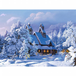 Lumised talvised t&auml;isteemanttikandid helmed ristpistes &uuml;mmargused teemantkomplektid l&otilde;petamata teemant 20X30CM