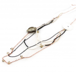 NOA [I9964] - Sautoir Cr&eacute;ateur 'Cleopatra' marron beige pruun