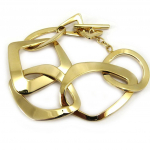 Altesse [L5347] - Bracelet plaqu&eacute; or 'Calypso' dor&eacute; - 35 mm kuld