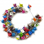 Les Tr&eacute;sors De Lily [N9523] - Bracelet artisanal 'New Life' multicolore (fait main) mitmev&auml;rviline