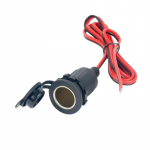 12/24V DC autos&uuml;&uuml;taja naissoost pistikupesa pistiku adapteri kaabel