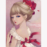 Teemantmaal Rhinestone'ist Teemanttikandid Ikoonid Roosit&uuml;druk 20X30CM