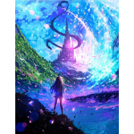 Teemantmaaling t&auml;is&uuml;mmarguse tikandiga kodukaunistusmosaiik k&auml;sitsi valmistatud kingitus 20X30CM