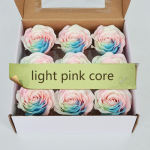 9 tk v&auml;rviline helendav seep roosipea seebilill igavene lill loominguline kimp s&otilde;brap&auml;eva kingitus light pink core