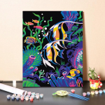 DIY Maalimine numbrite j&auml;rgi Digitaalne &otilde;limaal Hobid Numbrite maalimine &Otilde;limaal Kujutav kunst Numbrid &Otilde;limaal Kodukaunistus 40x50cm no frame