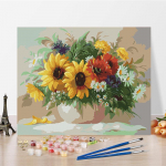 DIY Maalimine numbrite j&auml;rgi Kunst numbrid Maalimine Hobid Kodukaunistamine K&auml;sit&ouml;&ouml; Digitaalne &otilde;limaal 40x50cm no frame