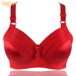 Naiste juhtmevaba lilleprinteriga Push Up puuvillane rinnahoidja 42/95BC