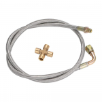 36'' 1/8 NPT 4AN T3 T4 T3/T4 T04E T70 T66 T67 Gt35 Gt45 turbo&otilde;li toitetoru tagasivoolutoru &otilde;li &auml;ravoolutoru komplekt &otilde;lijahutusega turbolaadur