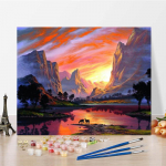 DIY Painting By Numbrid Digitaalne &Otilde;limaal Kunstl&otilde;uend Kodukaunistus Numbrid &Otilde;limaal 40x50cm no frame
