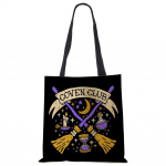 Halloweeni seeria kirjatr&uuml;kiga naiste k&auml;ekott Suure mahutavusega &ouml;ko-korduvkasutatavad &otilde;lakotid