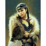 5D DIY teemantmaaling v&auml;ike t&uuml;druk ristpistes komplekt Mosaiik Teemanttikandid Roos T&auml;is&uuml;mmargune/ruudukujuline puur Kodukaunistus Round 20x30cm