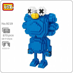 LOZ 9219 Multikas mood sinine nukukoletis 3D mudel 870tk DIY mini teemantklotsid klotsid ehitusm&auml;nguasi kingitus karbita