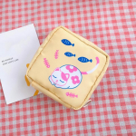 Uus stiil, suure mahutavusega kaasaskantav naiste h&uuml;gieenipadja kott Veekindel kosmeetikakotid Salvr&auml;tikott Naiste tampoonide organiseerimiskotid 12*12cm