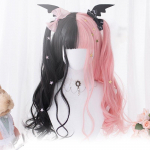 LUPU Long Wave Rohelised ja Roosad Lolita Parukad Naistele Cosplay Parukas Paukiga Halloweeni J&otilde;ulud S&uuml;nteetilised Juuksed Kuumakindel Rreference Picture&China